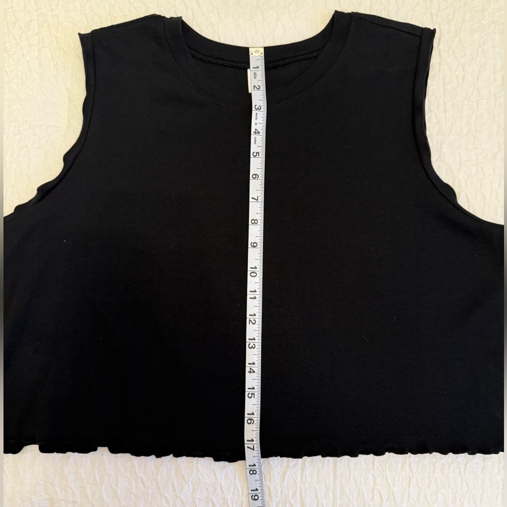 New BP Black Crop Top Tank (Size: 1X) - Picture 7 of 9
